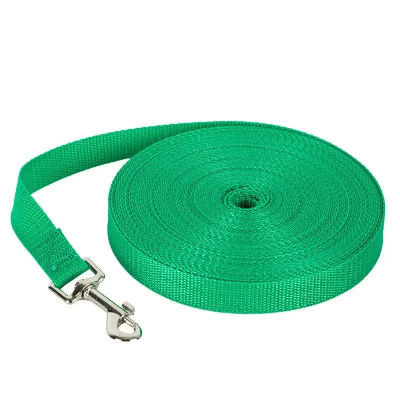10M Training Line for Dogs | Extra Long Nylon Leash for Walking & Recall