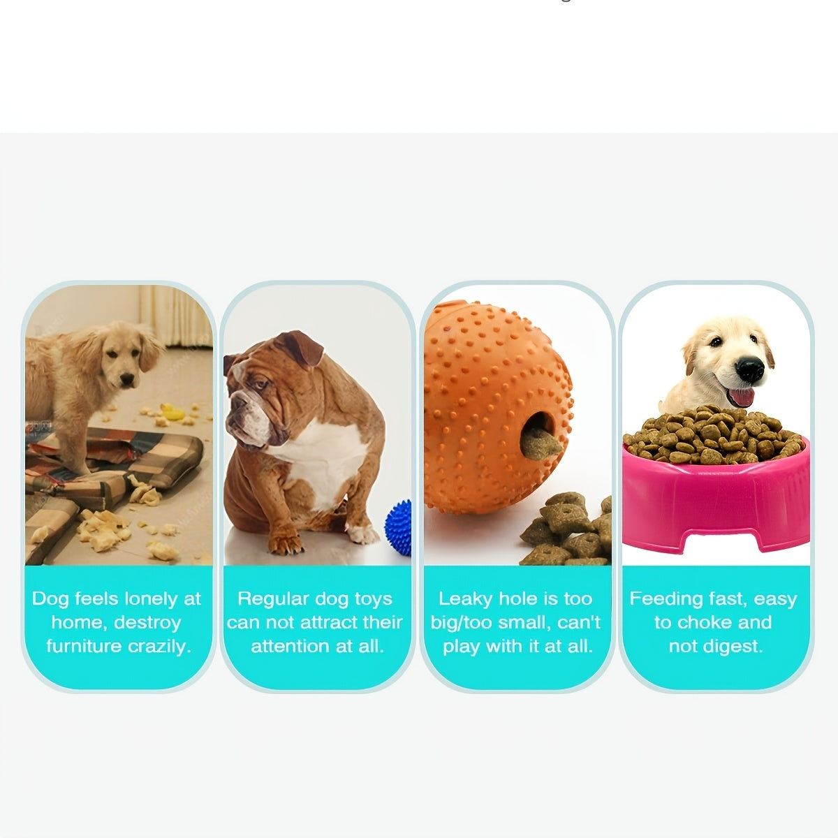 Interactive Dog Treat Puzzle Toy for Mental Stimulation & Slow Feeding Enrichment