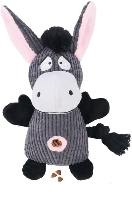 Robust Plush Dog Toy – Durable Squeaker Toy for Aggressive Chewers
