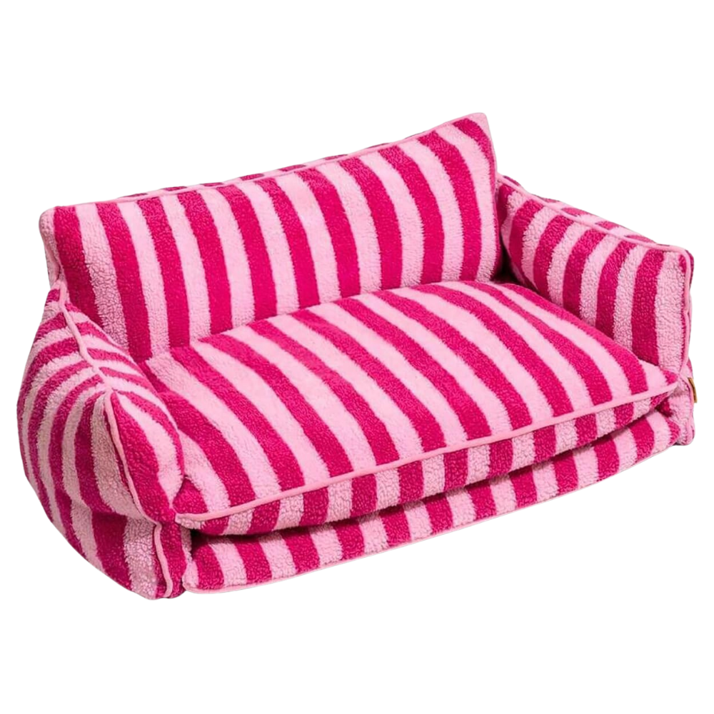Orthopedic Pet Sofa | Washable Pet Couch with Raised Edges & Cozy Fleece Layer