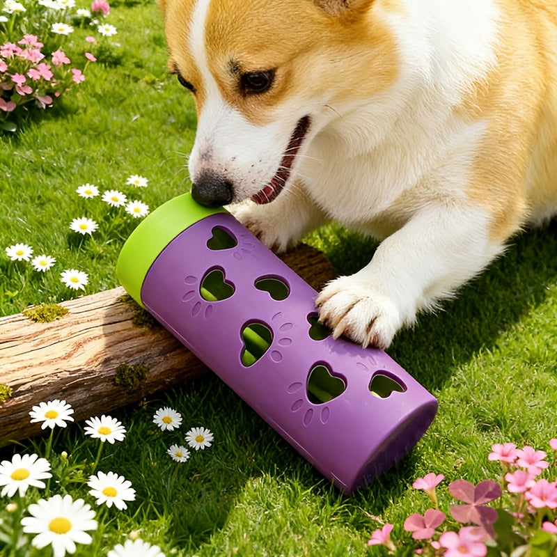 Interactive Dog Treat Dispenser Toy – Slow Feeder Puzzle Roller for Dogs & Cats
