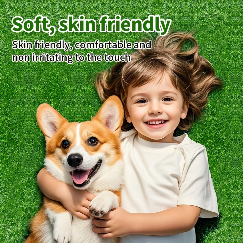Washable Dog Grass Pee Pad – Reusable Artificial Turf Potty Training Mat