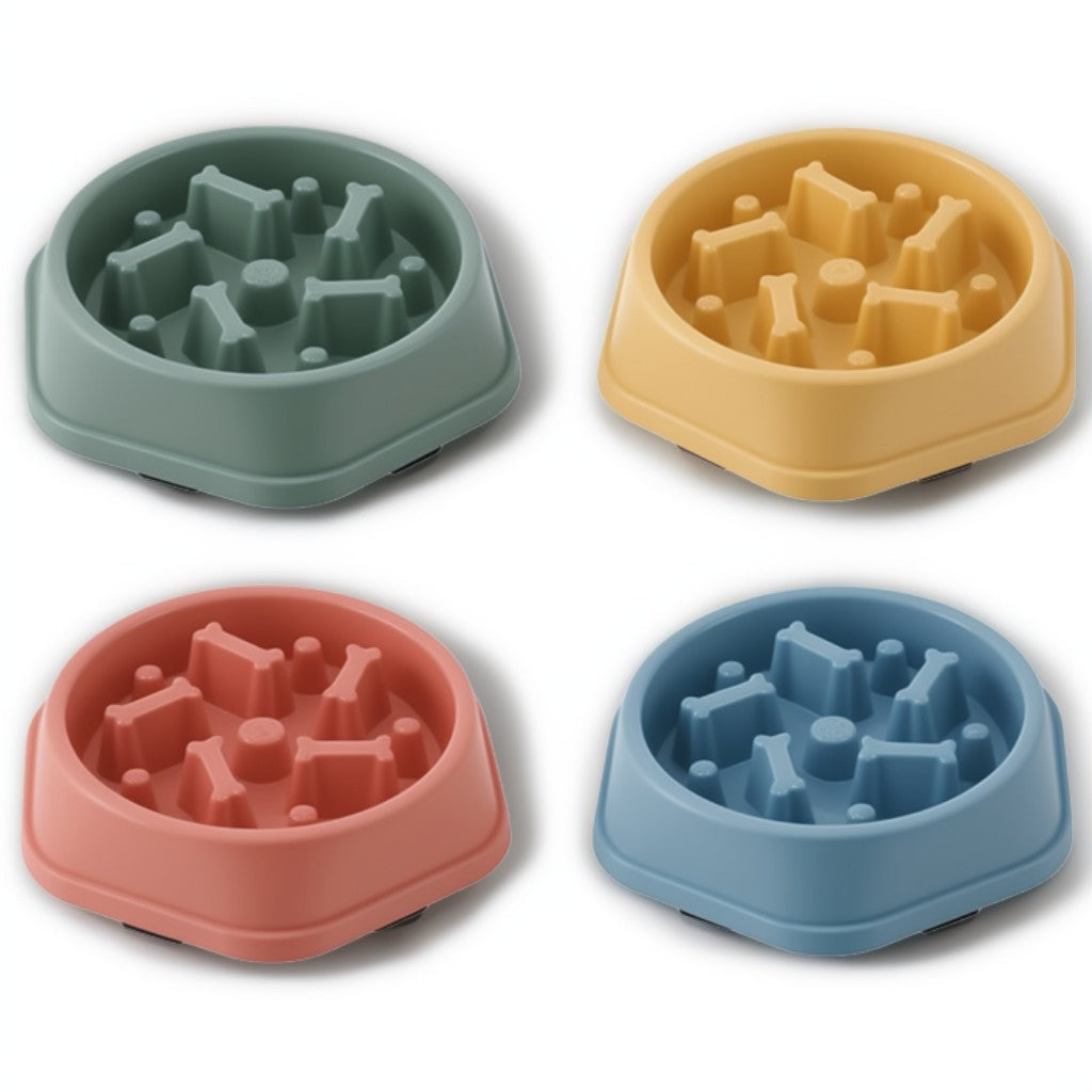 Slow Feeder Dog Bowl | Anti-Slip Design – Healthier Eating