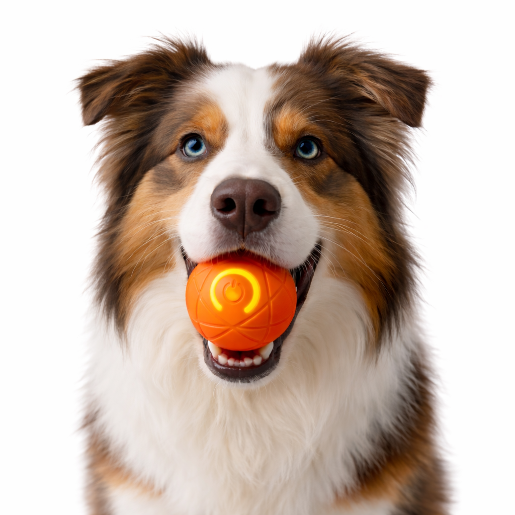 Automatic Interactive LED Dog Ball – Motion Activated Toy for Dogs & Cats