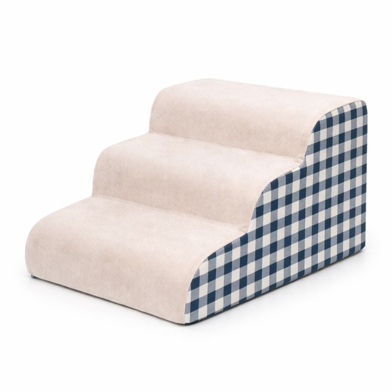 Non‑Slip Dog Stairs for Bed & Couch – High Density Foam Pet Steps for Dogs