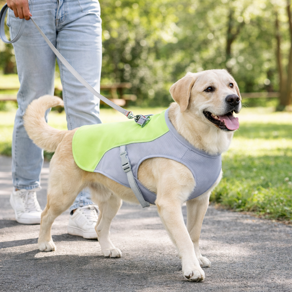 Cooling Dog Vest for Summer – Lightweight Heat Relief Vest for Dogs