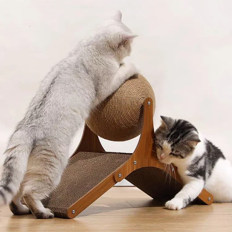 Cat Scratcher Pad & Play Mat – Dual Design Furniture Protector