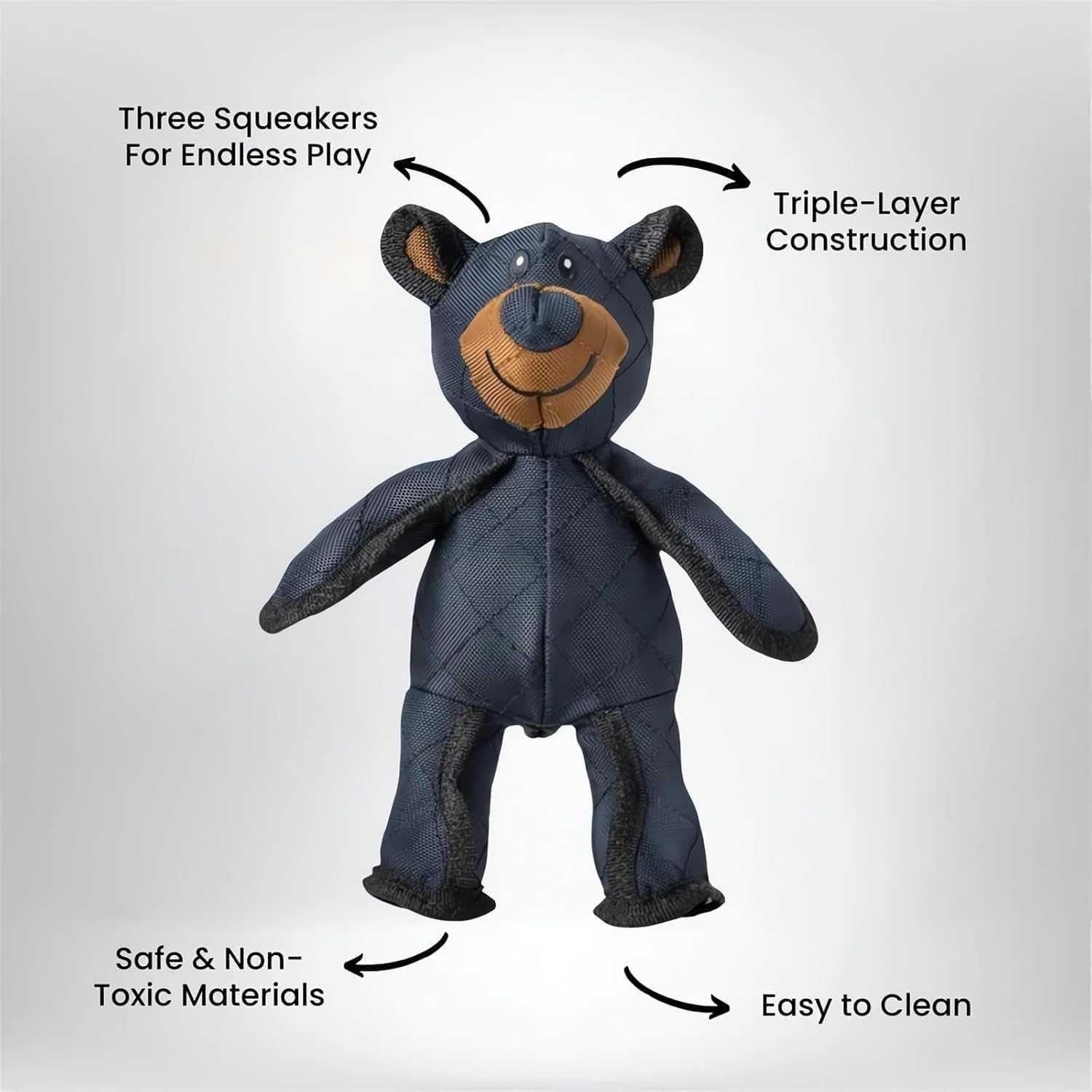 2025 New Unbreak-Bear for Heavy Chewers - Unbreak Bear Dog, Chew Toys