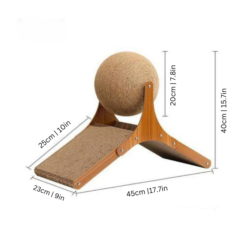 Cat Scratcher Pad & Play Mat – Dual Design Furniture Protector