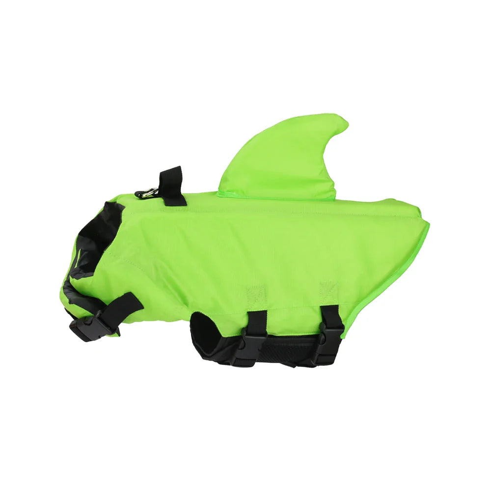 Shark Dog Life Jacket β Dog Swimming Vest with Handle & Reflective Strips