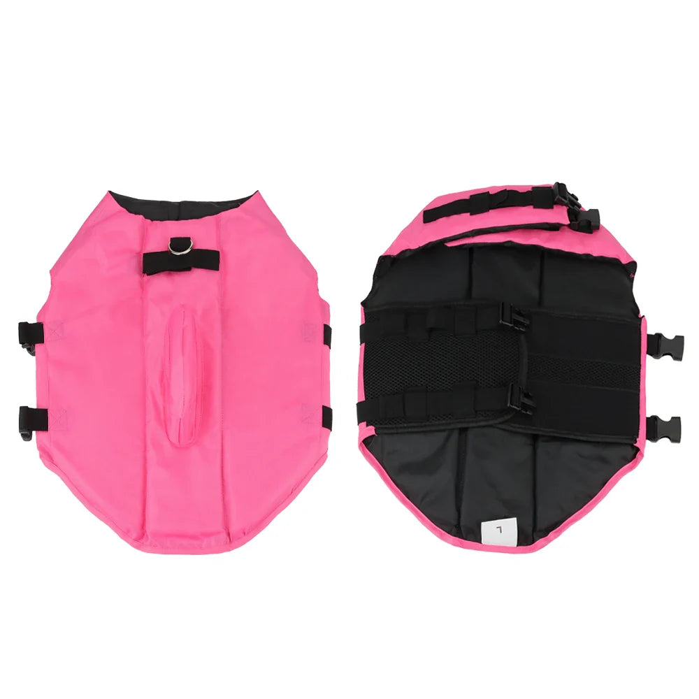 Shark Dog Life Jacket β Dog Swimming Vest with Handle & Reflective Strips