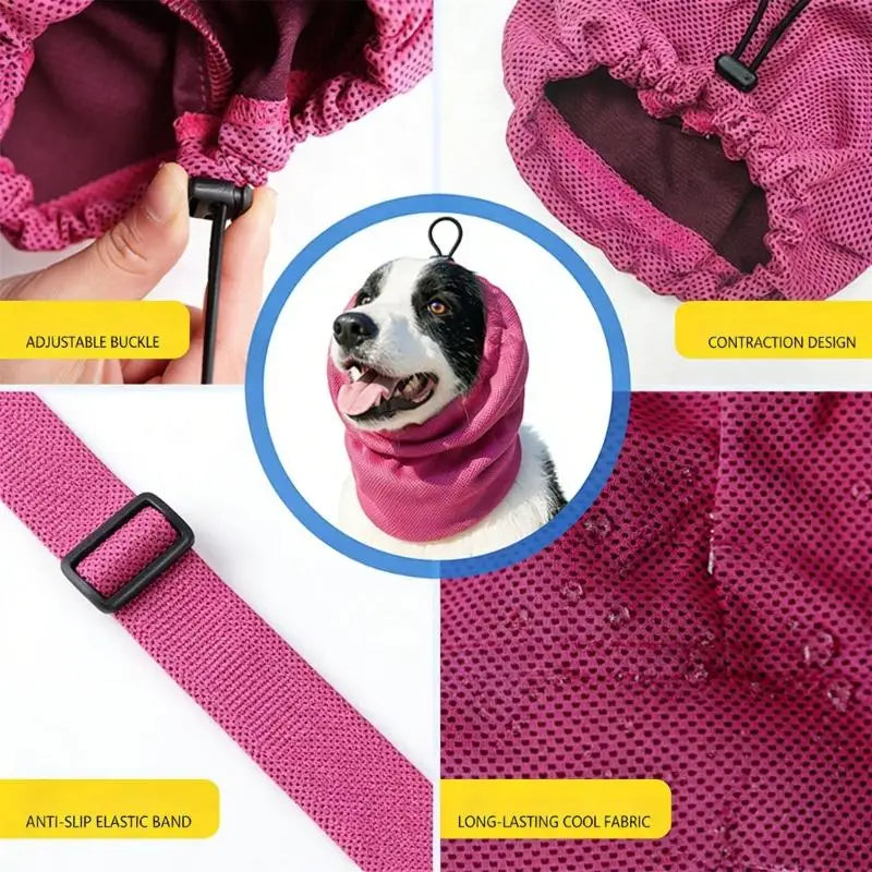 Dog Ear Cover for Grooming & Drying β Calming Dog Hood with Hearing Protection
