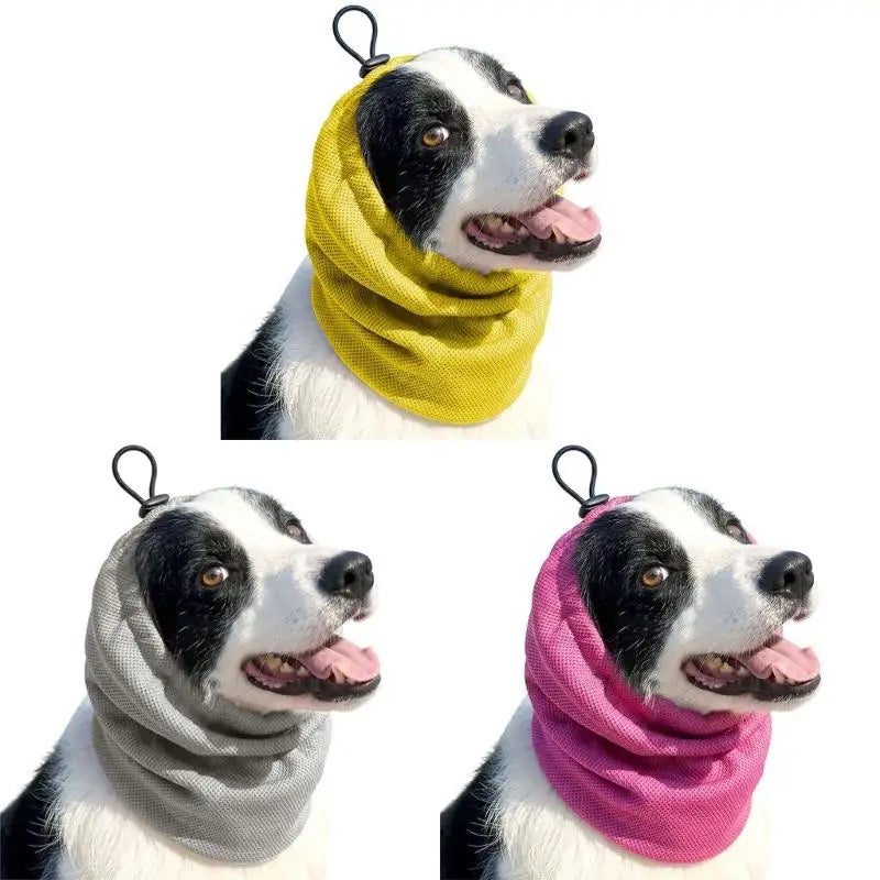 Dog Ear Cover for Grooming & Drying β Calming Dog Hood with Hearing Protection