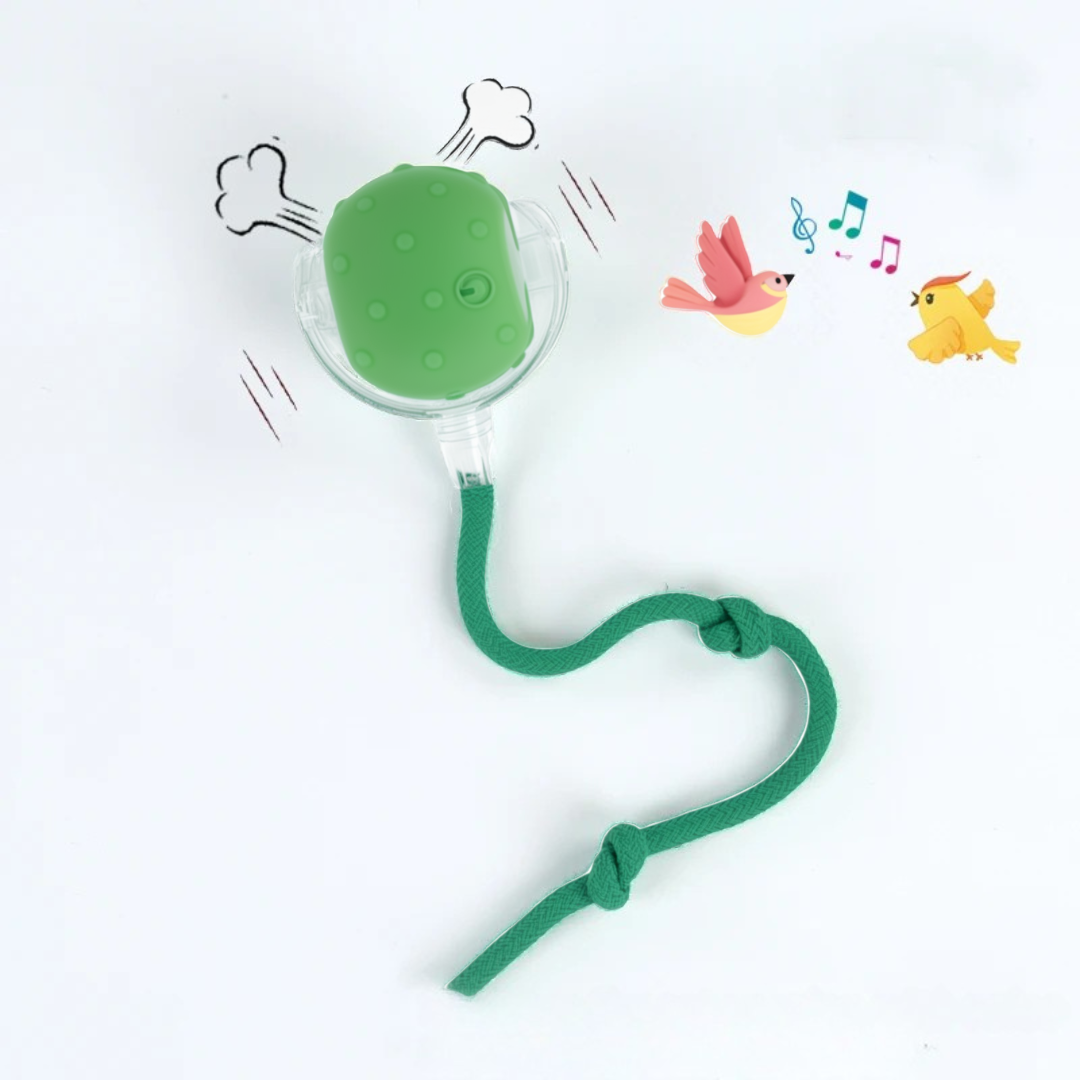 Interactive Smart Dog Toy | Self-Moving Play Ball with Rope