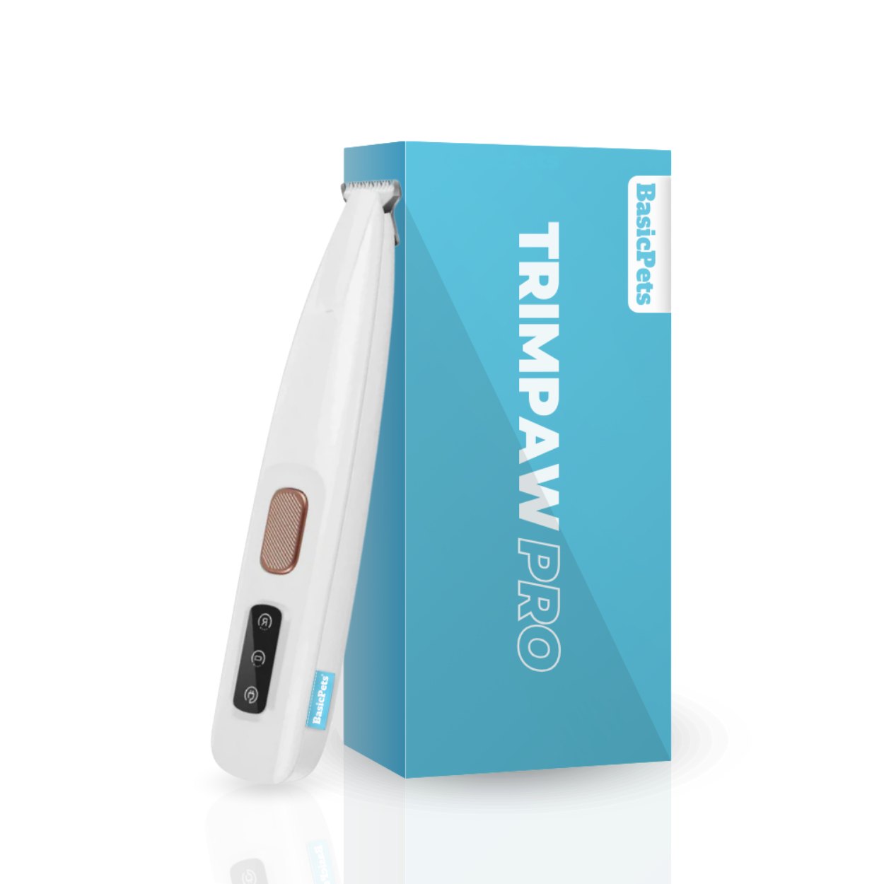 Safe & Quiet Dog Paw Trimmer | Cordless Pet Clipper with LED Light for Precise Grooming
