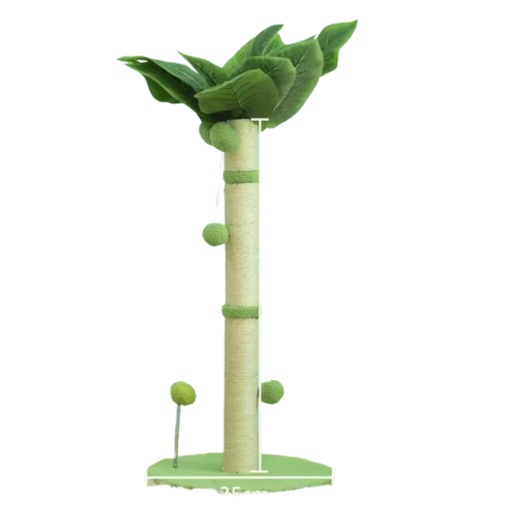 CocoPalm Cat Tree | Durable Coconut Rope Scratching Post for Cats