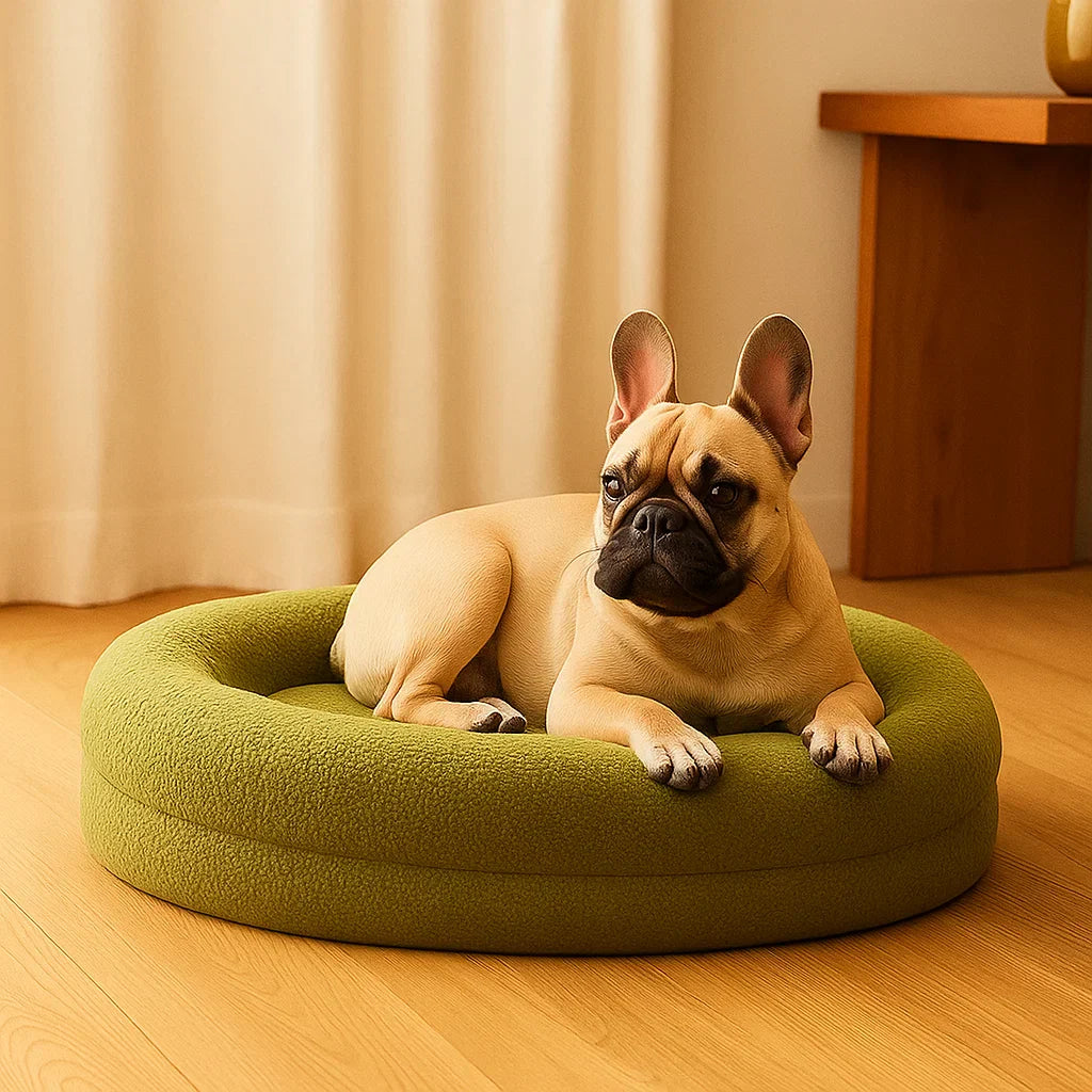 Orthopedic Washable Dog Bed | Waterproof Round Nest for Large Dogs