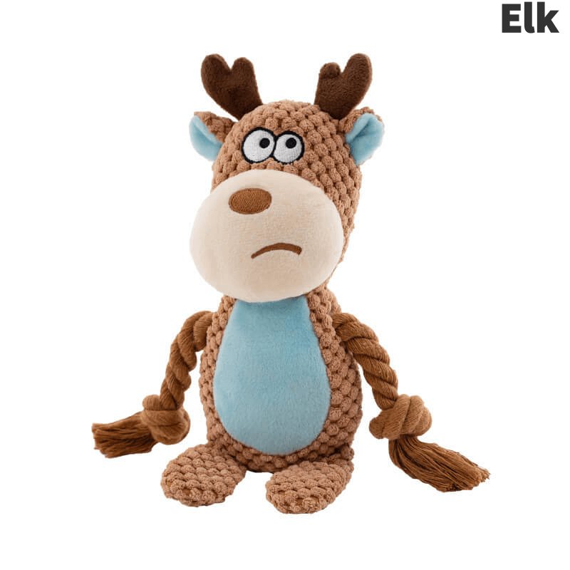 Dog Rope Plush Toy | Durable Tug & Chew – For Strong Chewers