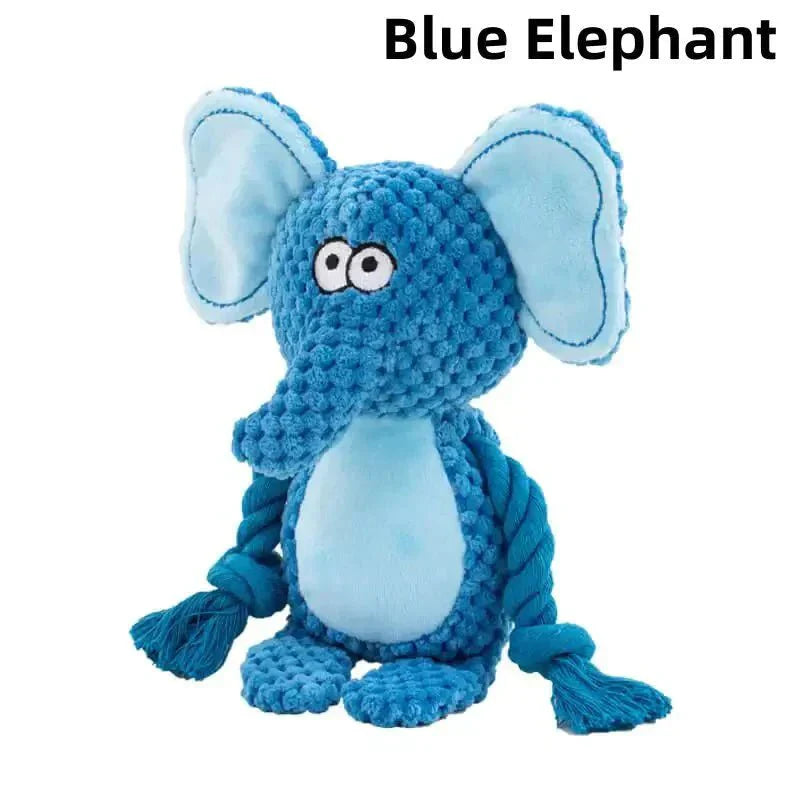 Dog Rope Plush Toy | Durable Tug & Chew – For Strong Chewers