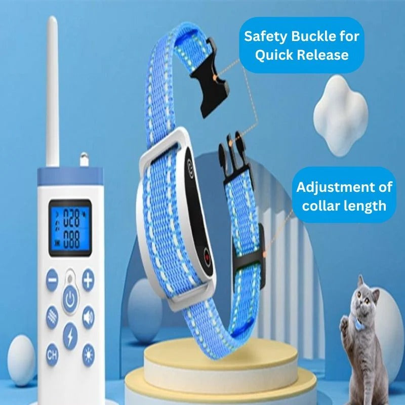 Adjustable Cat Training Collar | Gentle Sound & Vibration Feedback