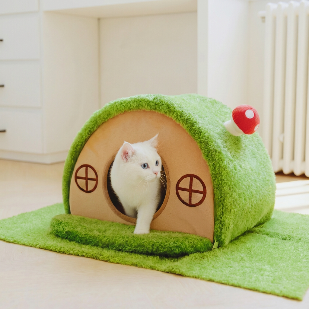 Cozy Cave house | Cat House Bed – Secure Hideout & Play Nest