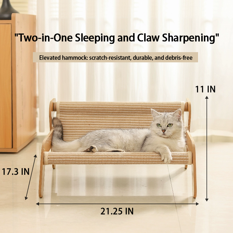 Cat Lounge Sofa | Scratch Bed – Elevated Rest & Play