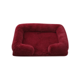 Plush Dog Bed | Anti-Slip, Washable & Durable Cozy Bed for Small to Medium Dogs