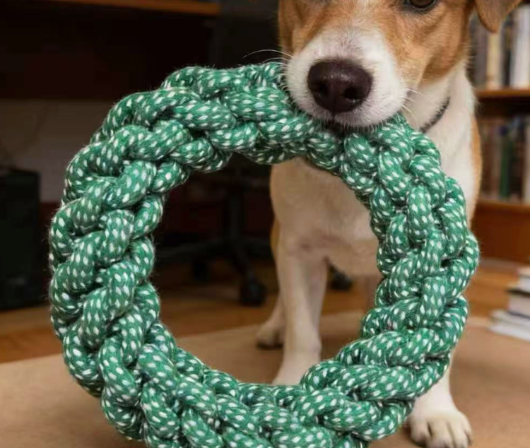 Heavy Duty Rope Knot Dog Toy – Durable Tug & Chew Toy for Dogs