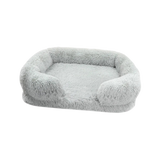 Plush Dog Bed | Anti-Slip, Washable & Durable Cozy Bed for Small to Medium Dogs