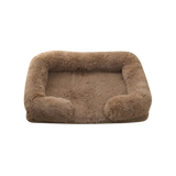 Plush Dog Bed | Anti-Slip, Washable & Durable Cozy Bed for Small to Medium Dogs