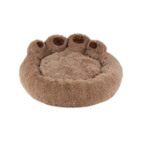 Fluffy Paw Dog Bed | Soft Washable Plush Sofa for Dogs and Cats