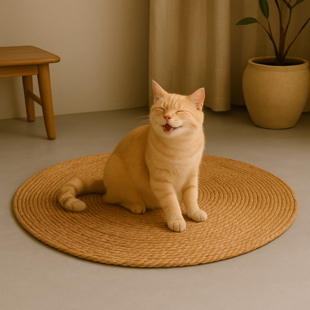 Cat Scratch Mat | Dual-Use Sisal Rug for Scratching & Rest