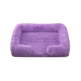 Plush Dog Bed | Anti-Slip, Washable & Durable Cozy Bed for Small to Medium Dogs