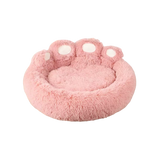Fluffy Paw Dog Bed | Soft Washable Plush Sofa for Dogs and Cats