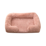Plush Dog Bed | Anti-Slip, Washable & Durable Cozy Bed for Small to Medium Dogs