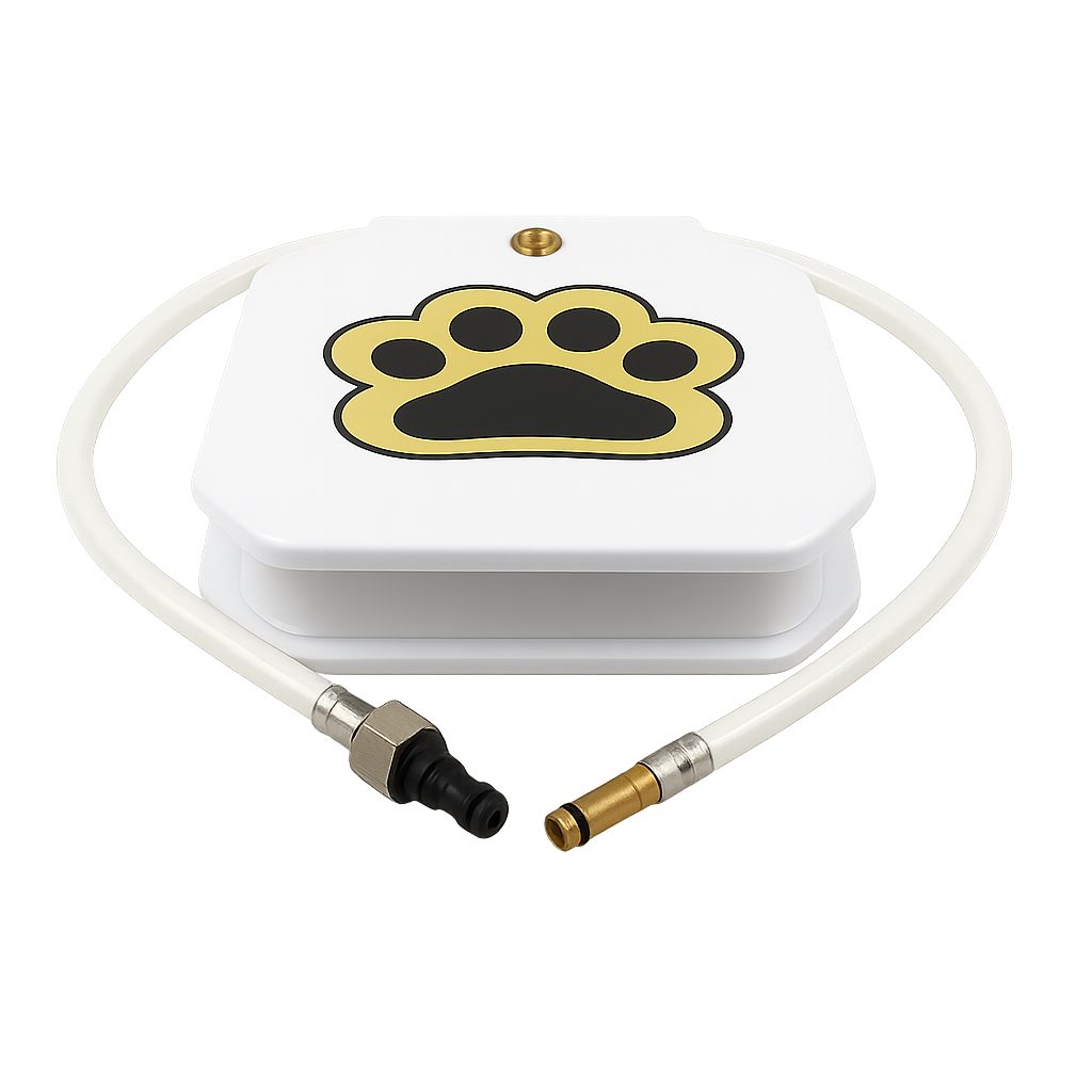 Interactive Dog Water Fountain | Outdoor Pedal-Activated Cooling Fountain