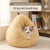Cocoon Cat Sleeping Bed | Enclosed Warm Nest & Deep Peaceful Sleep