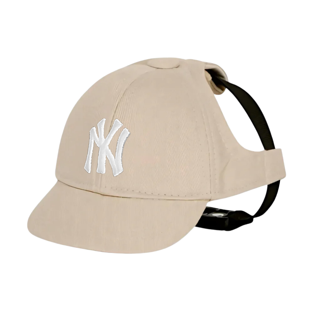 Dog Sun Hat | Adjustable Cotton Pet Cap for Outdoor Style & UV Protection