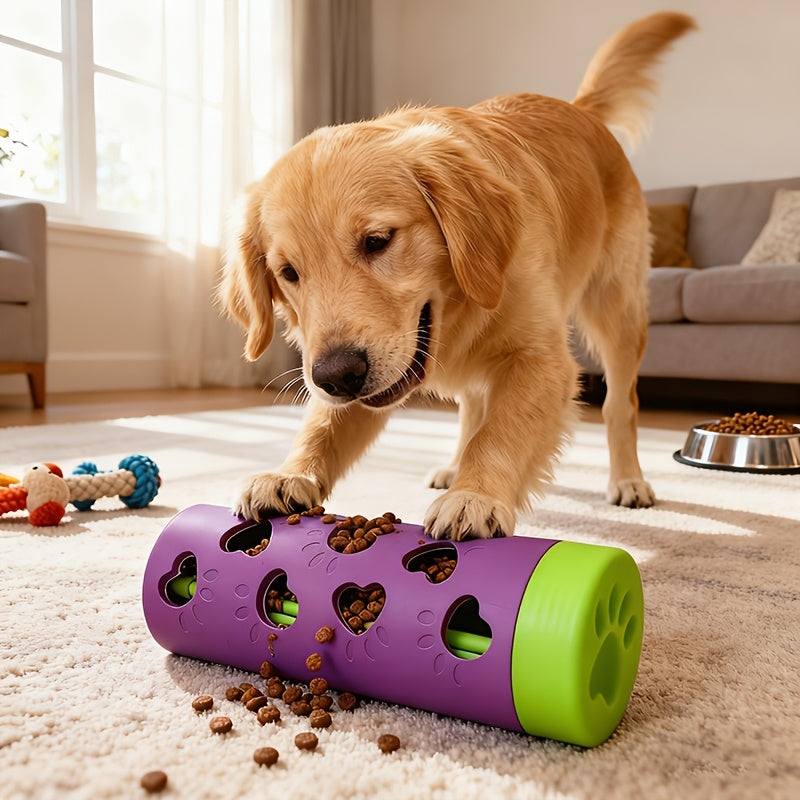 Interactive Dog Treat Dispenser Toy – Slow Feeder Puzzle Roller for Dogs & Cats