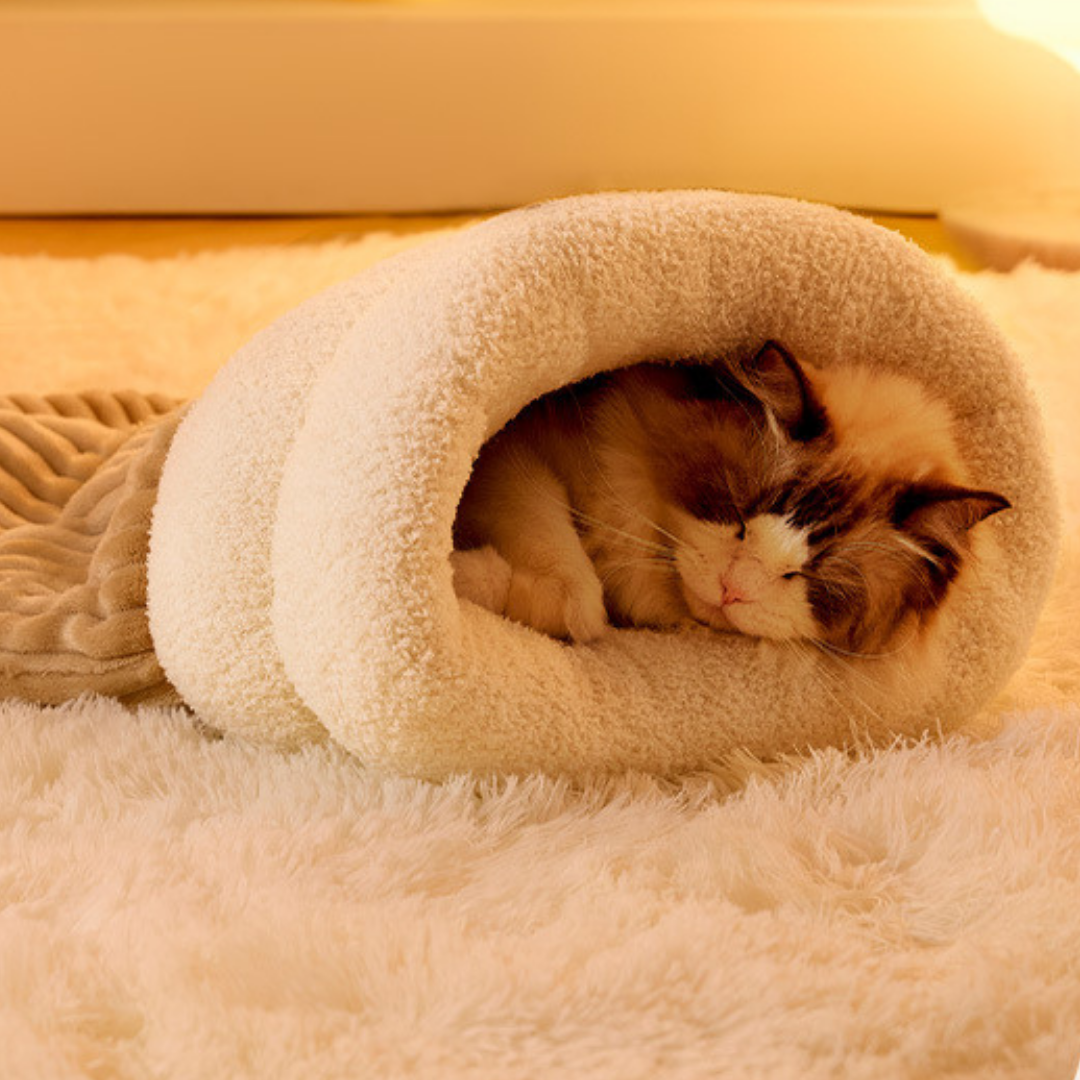 Cat Sleeping Bag | Plush CozySnug Bag – Warm & Secure Rest