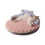 Cute Cat Bed for Kittens | Soft Plush Sofa with Memory Foam Cushion & Washable Cover