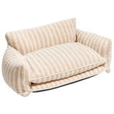 Orthopedic Pet Sofa | Washable Pet Couch with Raised Edges & Cozy Fleece Layer