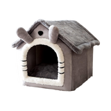 Cozy Cat House | Foldable Plush Indoor Pet Home