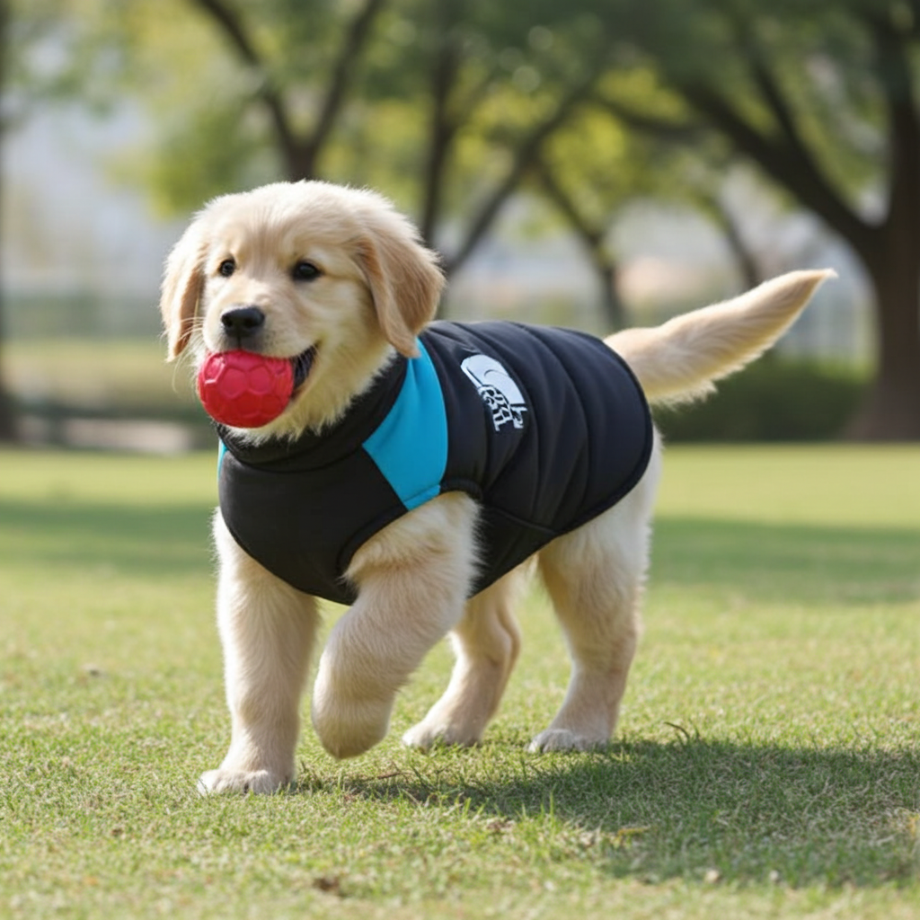 Waterproof Dog Jacket | Warm Padded Zip-Up Winter Coat