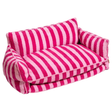 Orthopedic Pet Sofa | Washable Pet Couch with Raised Edges & Cozy Fleece Layer