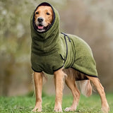 Fleece-Lined Dog Jacket Hoodie – Warm Winter Pet Jumper