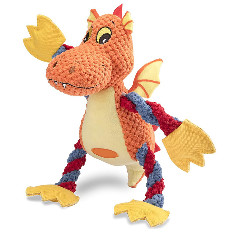 Robust Plush Dog Toy – Durable Squeaker Toy for Aggressive Chewers