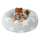 Calming Donut Cat Bed | Soft Plush Bed for Cats and Small Dogs