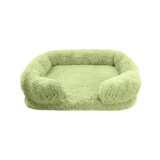 Plush Dog Bed | Anti-Slip, Washable & Durable Cozy Bed for Small to Medium Dogs