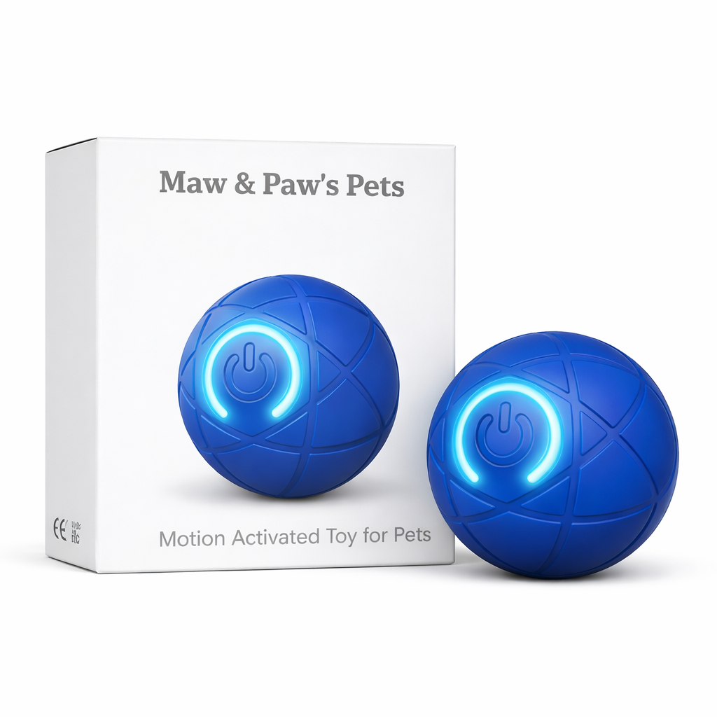 Automatic Interactive LED Dog Ball – Motion Activated Toy for Dogs & Cats